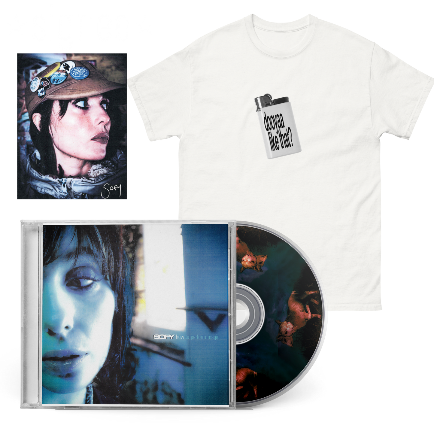 SIGNED CD + DooYaa Shirt Bundle